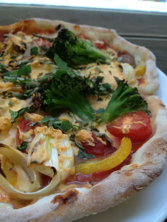 vegane pizza rezept